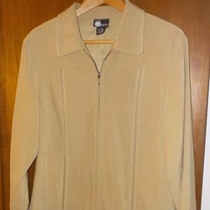 Tan suede jacket